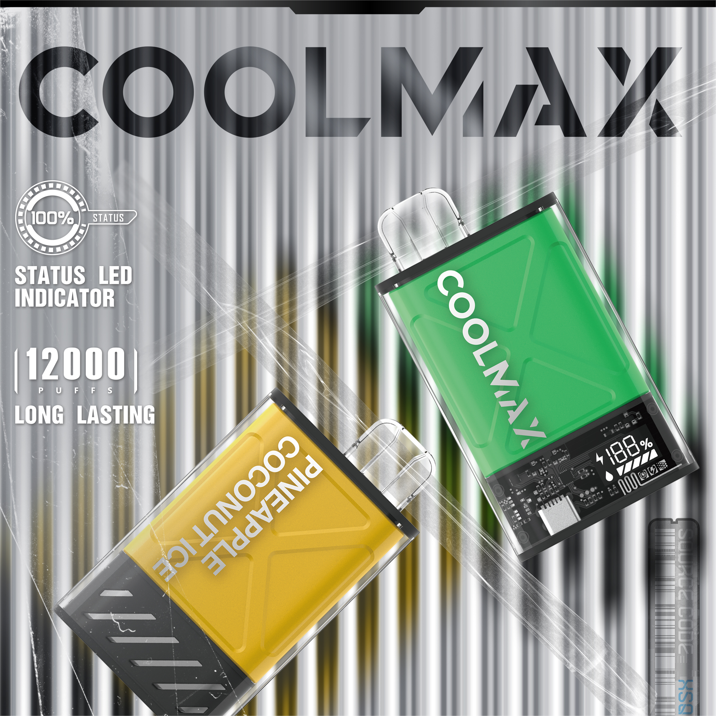 CoolMax Ultra 12K - Extra Large Puffs Rechargeable Disposable